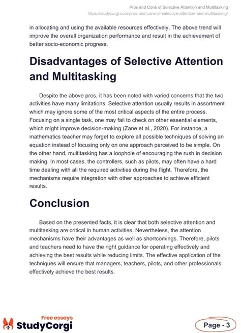 The drawbacks are that selective attention and perceptual bias can prevent us from . . Disadvantages of selective attention